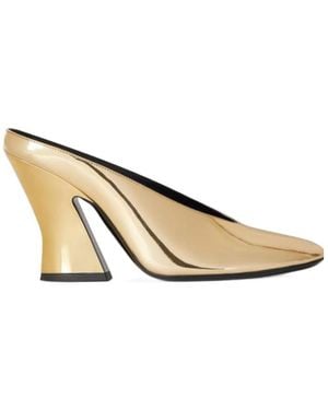 Givenchy Patent Leather Sculptural Court Shoes 95 - Natural