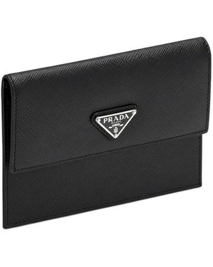 Prada Logo Wallet - Black