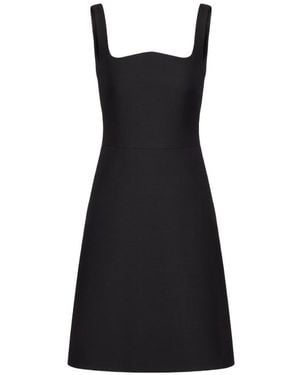 Valentino Open Back Sleeveless Mini Dress - Black