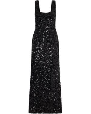 Elie Saab Fitted Maxi Dress - Black