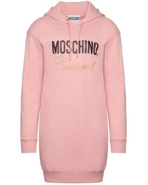 Moschino Logo Pattern Dress - Pink
