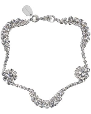Simone Rocha Fan-Shaped Sepal Necklace - Metallic