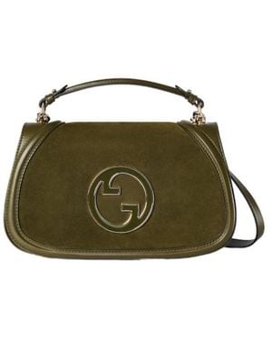 Gucci Blondie Medium Top Handle Bag - Green