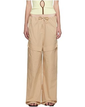 Paris Georgia Basics Loose Casual Pants - Natural