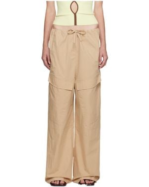 Paris Georgia Basics Loose Casual Pants - Natural
