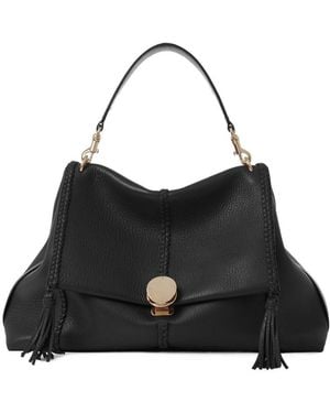 Chloé Chloé Braided Strap Shoulder Bag - Black