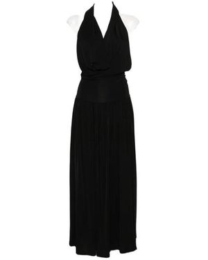 AYA MUSE Halterneck Maxi Dress - Black