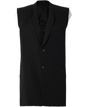 Rick Owens Sleeveless Vest - Black