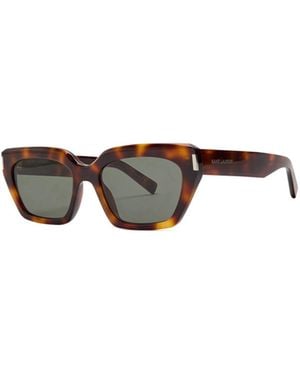 Saint Laurent Cat Eye Sunglasses - Metallic