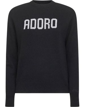 MC2 Saint Barth Long-Sleeved Sweater - Black