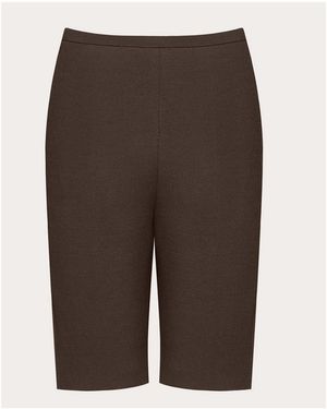 Valentino Slim Shorts - Brown