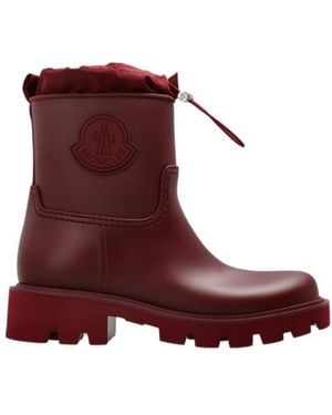 Moncler Kickstream Rain Boots - Red