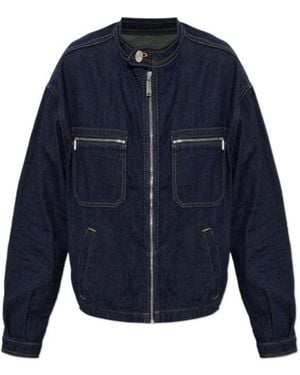 DSquared² Zipped Denim Jacket - Blue