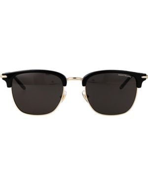 Montblanc Eyewear Square Frame Sunglasses - Multicolour