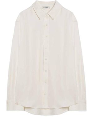 Anine Bing Long-Sleeved Shirt - White