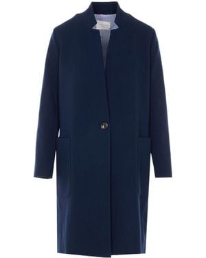 Circolo 1901 Single-Breasted Coat - Blue