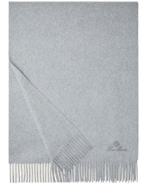 Loro Piana Extra Grande Unita Scarf - Gray