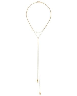 Isabel Marant Drop-Pendant Necklace - White