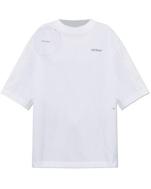 Off-White c/o Virgil Abloh Cut Here T-Shirt - White