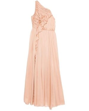 Ulla Johnson Single-Shoulder Ruffled Long Dress - Pink