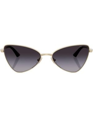 Jimmy Choo Eyewear Cat-Eye Frame Sunglasses - White