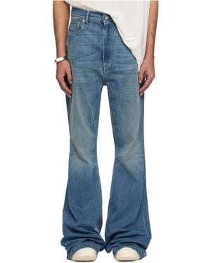 Rick Owens Hollywood Bolan Bootcut Jeans - Blue