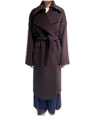 Max Mara Long-Sleeved Coat - Blue