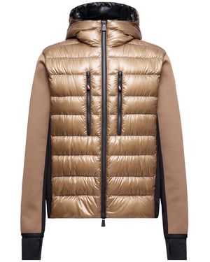 Moncler Padded Zip-Up Hoodie - Brown