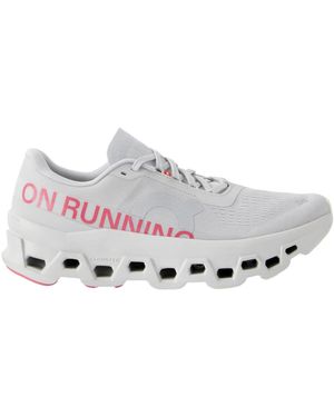 On Shoes Rubber-Trimmed Mesh Sneakers - Gray