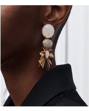 Dior Deco Earrings - Brown