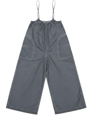 Uma Wang Paul Spaghetti Strap Jumpsuit - Grey