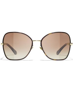 CHANEL Metal Frame Sunglasses - Multicolor