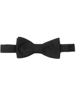 Burberry Silk Bow Tie - White