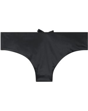 Eres Patti Bow-Detail Thong - Black