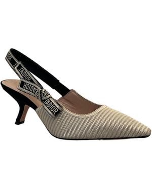 Dior Logo High-Heeled Sandals - Brown