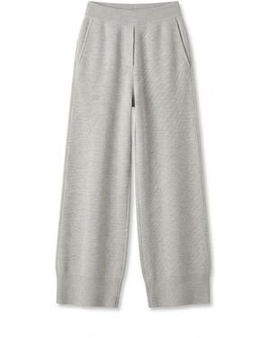Brunello Cucinelli Knitted Casual Pants - Gray