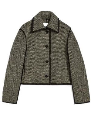 Jil Sander Tweed Jacket - Green