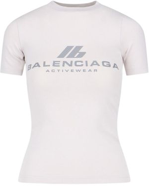 Balenciaga Activewear T-Shirt - White