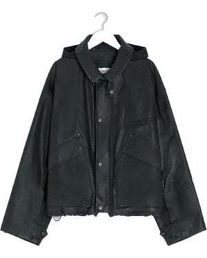 Lemaire Snap-Button Rain Jacket - Black