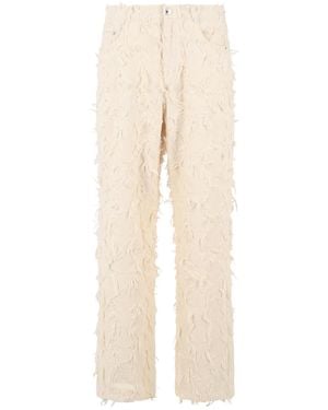 Séfr Nikos Fringe-Detail Jeans - Natural