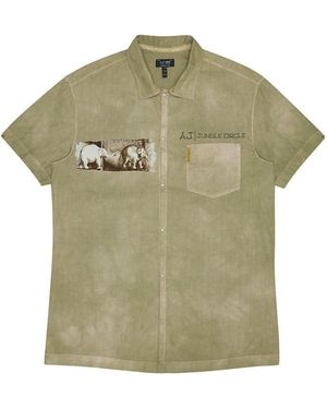 Armani Jeans Logo Detail Shirt - Green