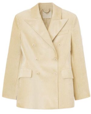 Ermanno Scervino Double-Breasted Jacket - Natural