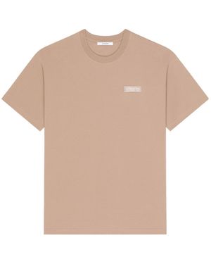 Givenchy Logo Patch Crewneck T-Shirt - Natural