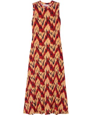 Ulla Johnson Orla Printed Stretch-Jersey Midi Dress - Red