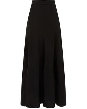 Zimmermann Bias Midi Skirt - Black