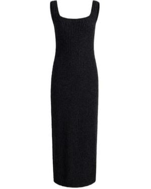 KHAITE Midi Sleeveless Dress - Black