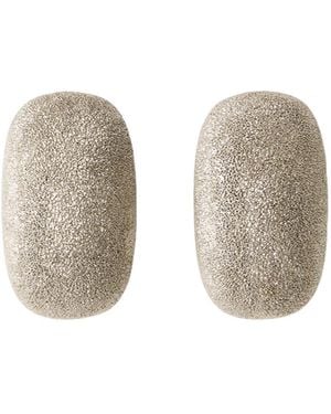 Brunello Cucinelli Sparkling Earrings - White