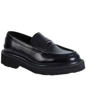 KENZO Logo Lettering Chunky Sole Loafer - Black