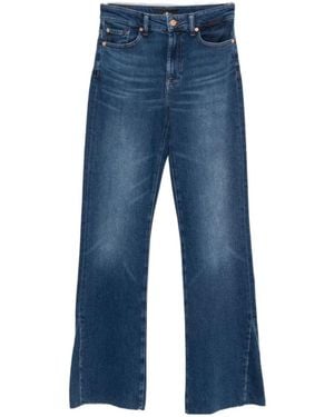 7 For All Mankind Belt-Loop Jeans - Blue