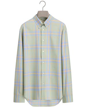 Dior Checked Button-Down Shirt - Blue